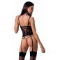 Corset Passion Perdita Negru L-XL