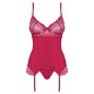 Corset Rosu Obsessive Rosalyne S-M