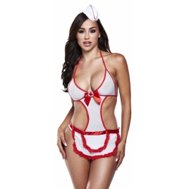 Costum Baci Nurses Negligee Alb pe xBazar