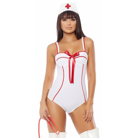 Costum Forplay În Perfect Health Alb L-XL