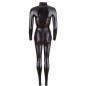 Costum Latex Cottelli Collection Jumpsuit Negru M