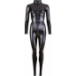 Costum Latex Cottelli Collection Jumpsuit Negru XS