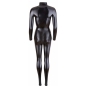Costum Latex Cottelli Collection Jumpsuit Negru XS