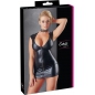 Costum Latex Damă Wetlook With Zip Negru XL