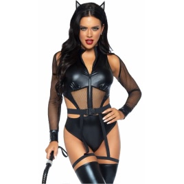 Costum Leg Avenue Criminal Kitty Negru pe xBazar