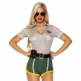 Costum Leg Avenue Hot Cop Verde pe xBazar