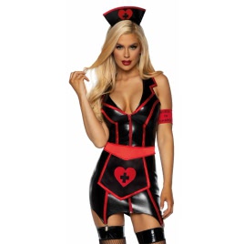 Costum Leg Avenue Naughty Nurse Roșu pe xBazar