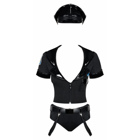 Obsessive Police Negru S-M