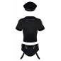 Obsessive Police Negru S-M