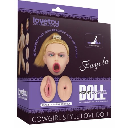 Cowgirl Lovetoy 93 cm – Păpușă Gonflabilă Compactă