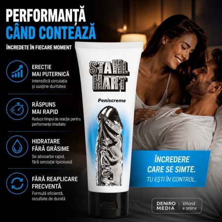 Cremă pentru Potență Stahlhart cu Ginkgo și Jojoba 80ml