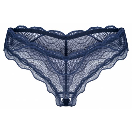Crotchless Thong Obsessive Nightly Albastru M-L