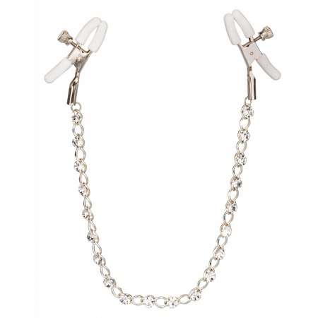 Cleme Sfârcuri Crystal Chain Argintiu