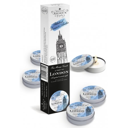 Candle London Pack of 5 Alb
