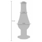 Plug Anal Diamond Bijou Large Argintiu