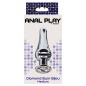 Anal Plug Diamond Bijou Medium Argintiu