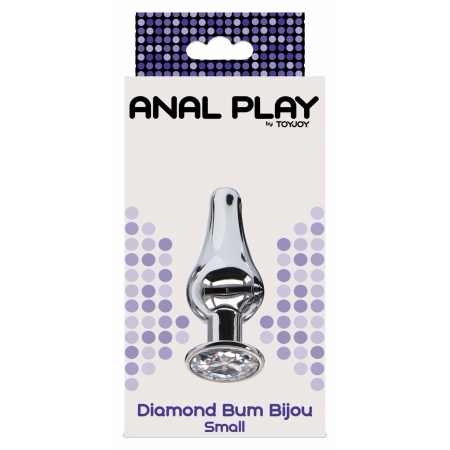 Dop Anal Diamond Bijou Small cu Bijuterie la Bază