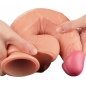 Dildo 25cm Dual Layer Platinum