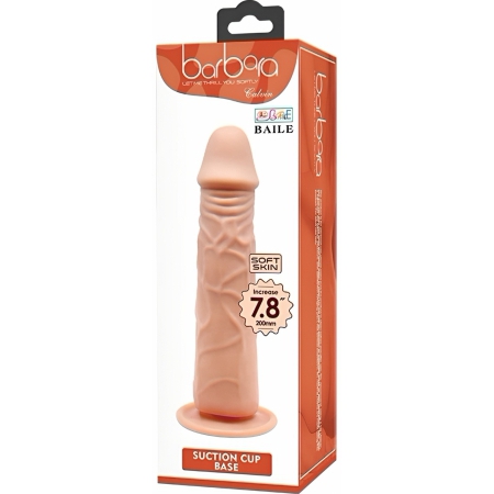 Dildo Realist Barbara Calvin cu Miez Ferm și Ventuză