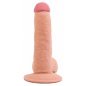 Dildo cu Ventuza The Ultra Soft Dude 3 Natural