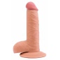 Dildo cu Ventuza Ultra Soft Dude 4 Natural