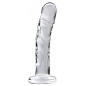 Dildo de Sticlă Icicles No 62 Transparent 18cm