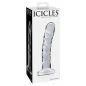 Dildo de Sticla Icicles No. 62 Transparent