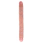 Dildo Double King Penis Thick 16inch Natural