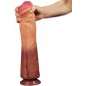 Dildo Dublu Strat Lovetoy 30 cm, Ventuză Puternică