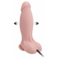 Dildo Gonflabil Cu Ventuză 18cm