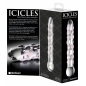 Dildo Icicles Hand Blown Glass 17.8cm Transparent