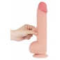 Dildo Realist LoveToy 24cm TPE Dual Density Ventuză
