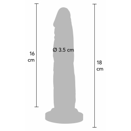 Dildo Realistic ToyJoy pentru Joc Solo și în Cuplu