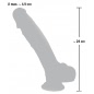 Dildo Ventuza Medical Silicone 24cm Natural