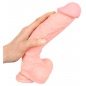 Dildo Ventuza Medical Silicone 24cm Natural