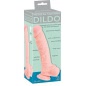 Dildo Ventuza Medical Silicone 24cm Natural