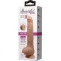 Dildo Vibrant Realist cu Ventuză Material TPR