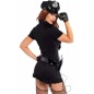 Costum Leg Avenue Dirty Cop Negru S-M