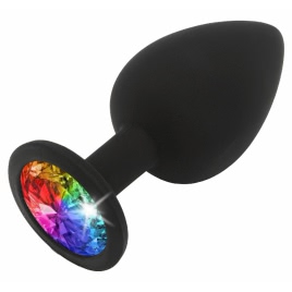 Plug Anal Cu Bijuterie Curcubeu pe xBazar