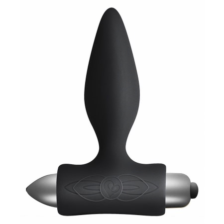 Dop Anal Vibrator Rocks-Off Petite – 7 Funcții, Discret Negru