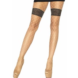 Dresuri Leg Avenue Diamond Net Bej