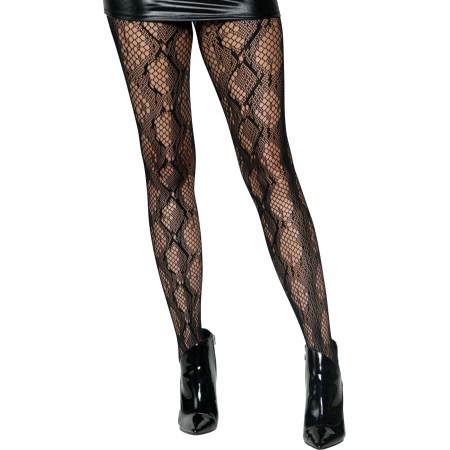 Dresuri Leg Avenue Python Net Negru XS-L
