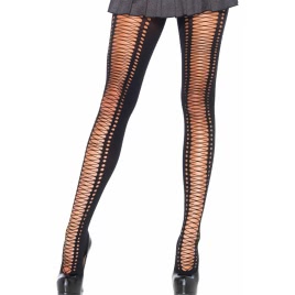 Dresuri Leg Avenue Spandex Lace Up Negru