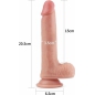 Dildo cu Ventuză Dual Layered