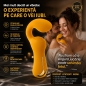 Dublu Vibrator curbat – 2 Motoare, 10 Moduri, Reîncărcabil Galben