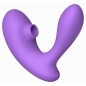 DuoVibe I Vibrator Air Punctul G Mov 9+9 Moduri, Reîncărcabil