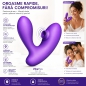 DuoVibe I Vibrator Air Punctul G Mov 9+9 Moduri, Reîncărcabil