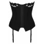 Corset Obsessive Editya Negru XS-S