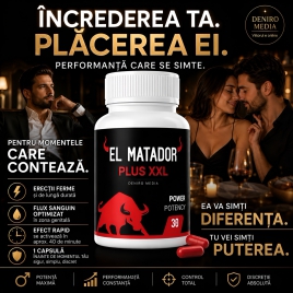 Pastile Potență El Matador Plus XXL 30 buc