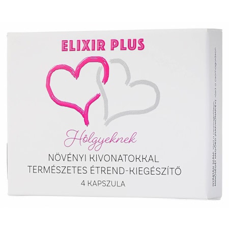Elixir Plus Femei 4 Capsule Boost Natural Pentru Libidou
